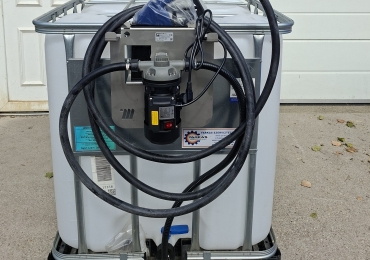 1 000 literes AdBlue IBC – MECLUBE 12 V kimérővel, gépparkok gyors kiszolgálásához