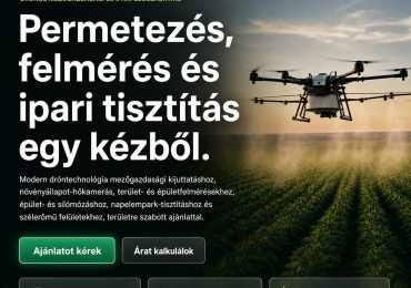 Drónos Permetezés és lombtrágyázás – Légi Permet Drone