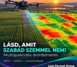 Multispektrális felmérés NDVI és GNDVI térképek