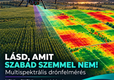 Multispektrális felmérés NDVI és GNDVI térképek